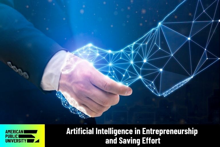 hand shaking AI hand