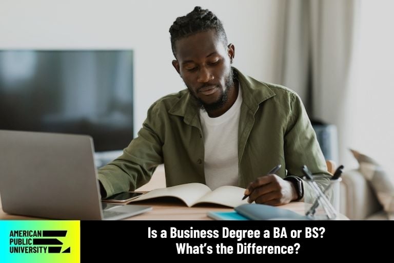 is a business degree a ba or bs