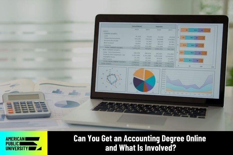 can-you-get-an-accounting-degree-online accounting software on computer screen