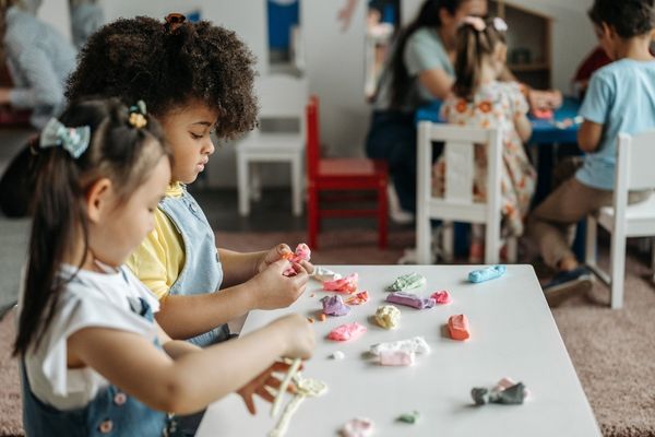 Early Childhood Education students in classroom