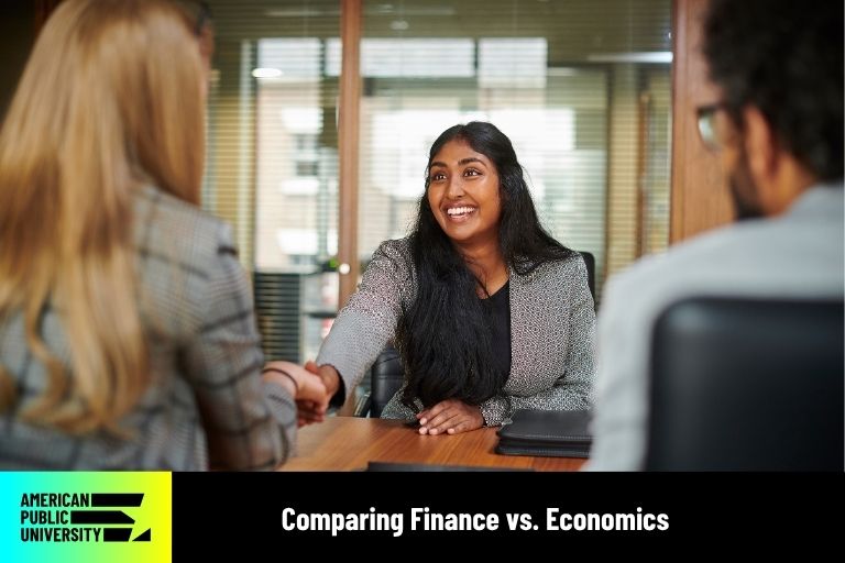 finance-vs-economics student comparing finance vs. economics