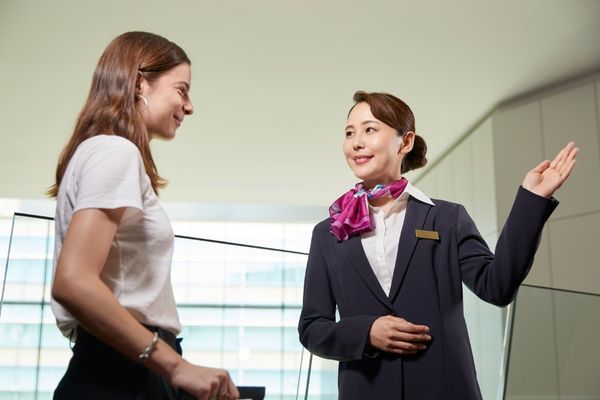 Hospitality Management degree holder working as concierge
