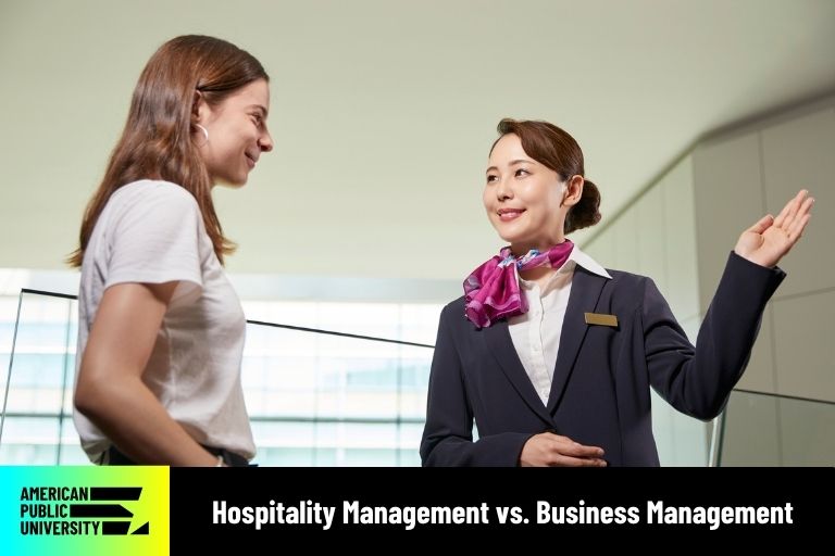 Hospitality Management degree holder working as concierge