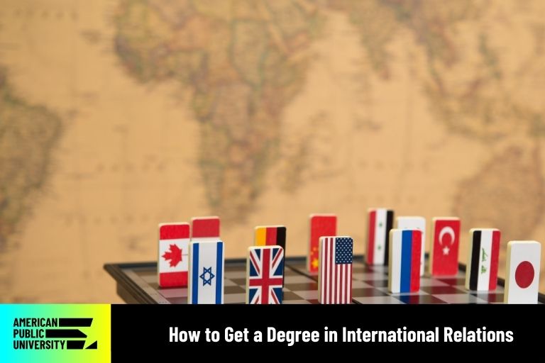how-to-get-a-degree-in-international-relations international flags as chess pieces