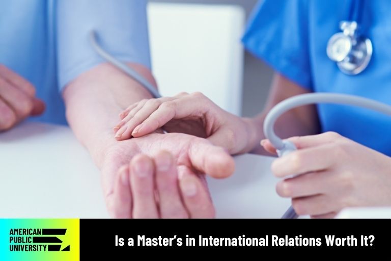 is-a-masters-in-public-health-worth-it masters in public health student taking vitals
