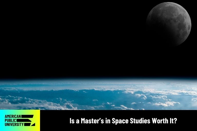 space studies of moon orbiting earth