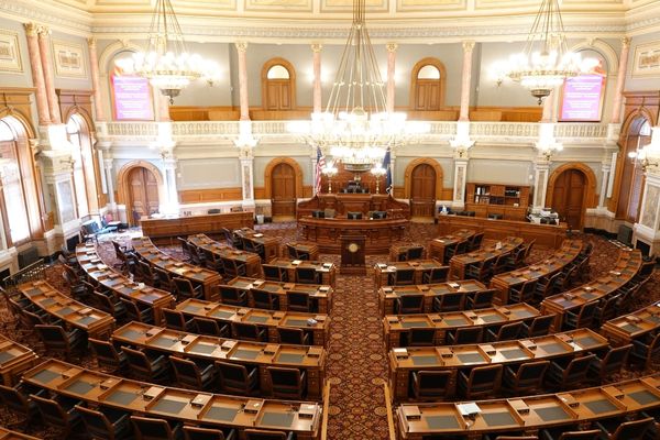 interior view of senate chamber