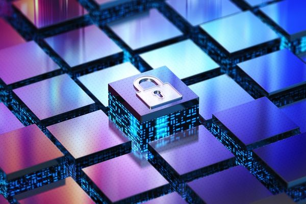 cyber security lock on data