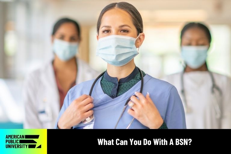 what-can-you-do-with-a-bsn BSN student wearing mask