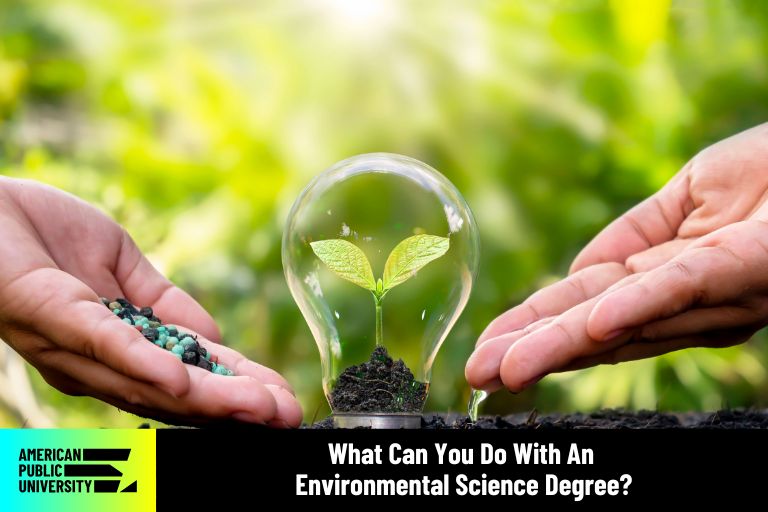 what-can-you-do-with-an-environmental-science-degree environmental science hands holding soil