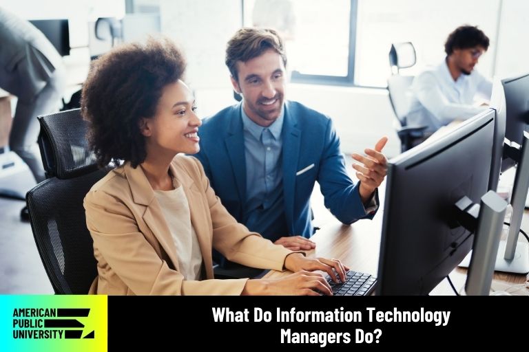 information technology managers at computer