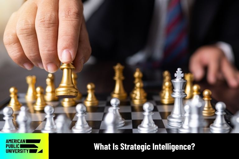 strategic intelligence student playing chess