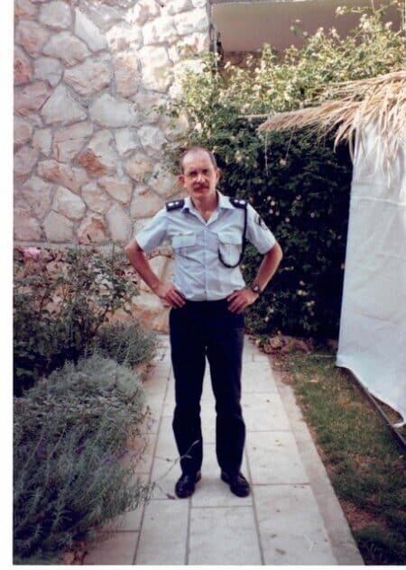 Jim in his Israeli uniform