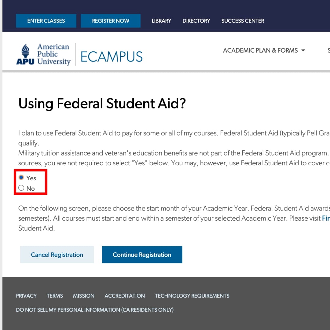 Federal Student Aid Information